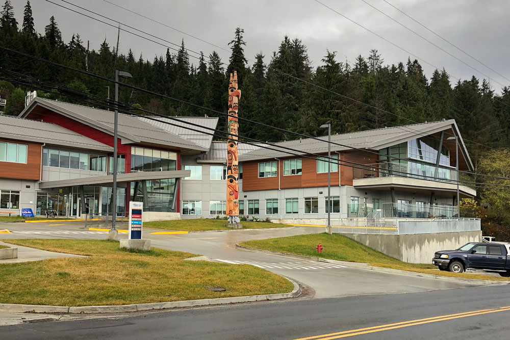 The Haida Gwaii nursing centre buidling.